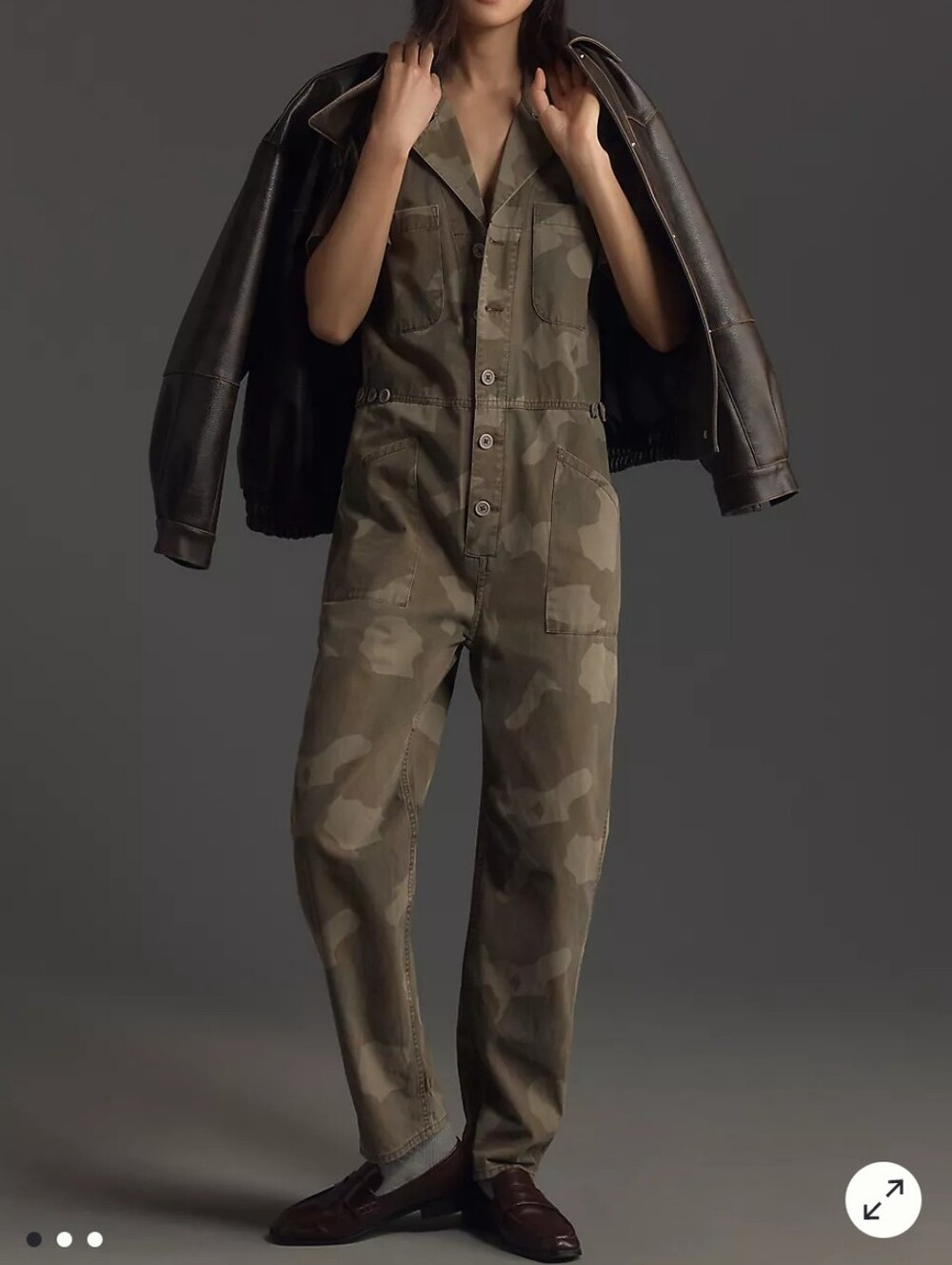 Pistola Grover Jumpsuit in Camo Size XS Utility Military Streetwear